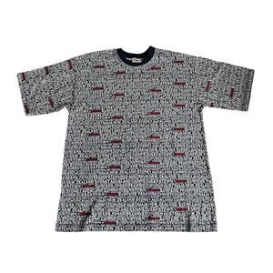 BONZ Surfers New Zealand Christ Church Men's T-Shirt Crew Neck Graphic Print Y2K